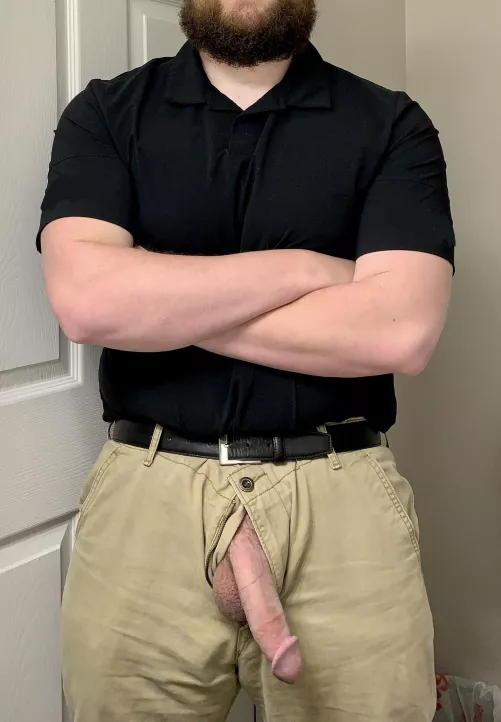 So glad to finally be home from work. [35]