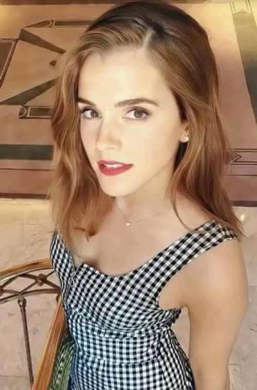 So horny for Emma Watson right now! Please drain me to her?