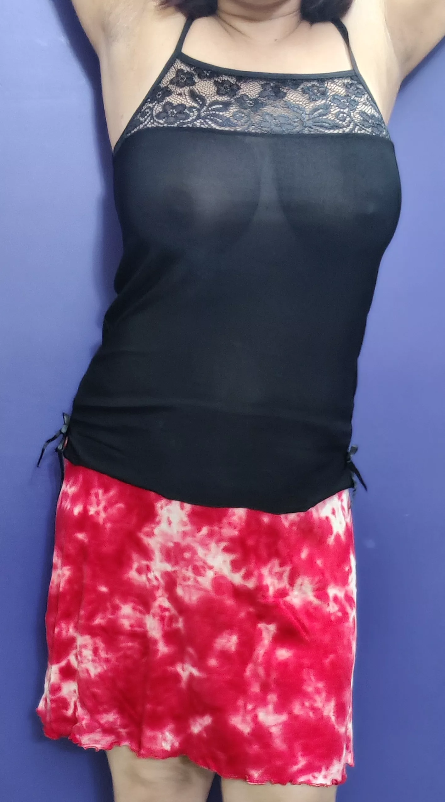 So many of you asked me about my youngest guy. Well he was a very sexy 18 yr old virgin and this is what I wore when I got him over. Was trying to make sure that he had no doubts about me craving his body and cock. [F] [OC]. I was 44 then.