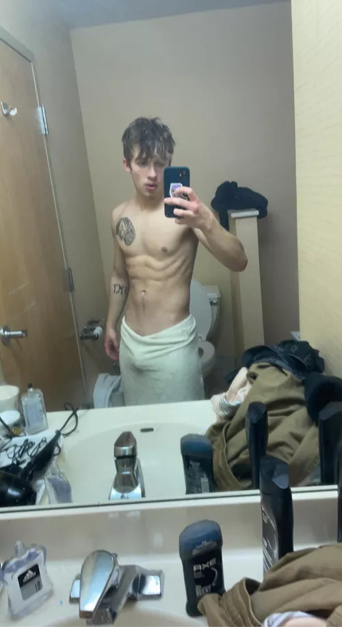 So wet after the shower damn.