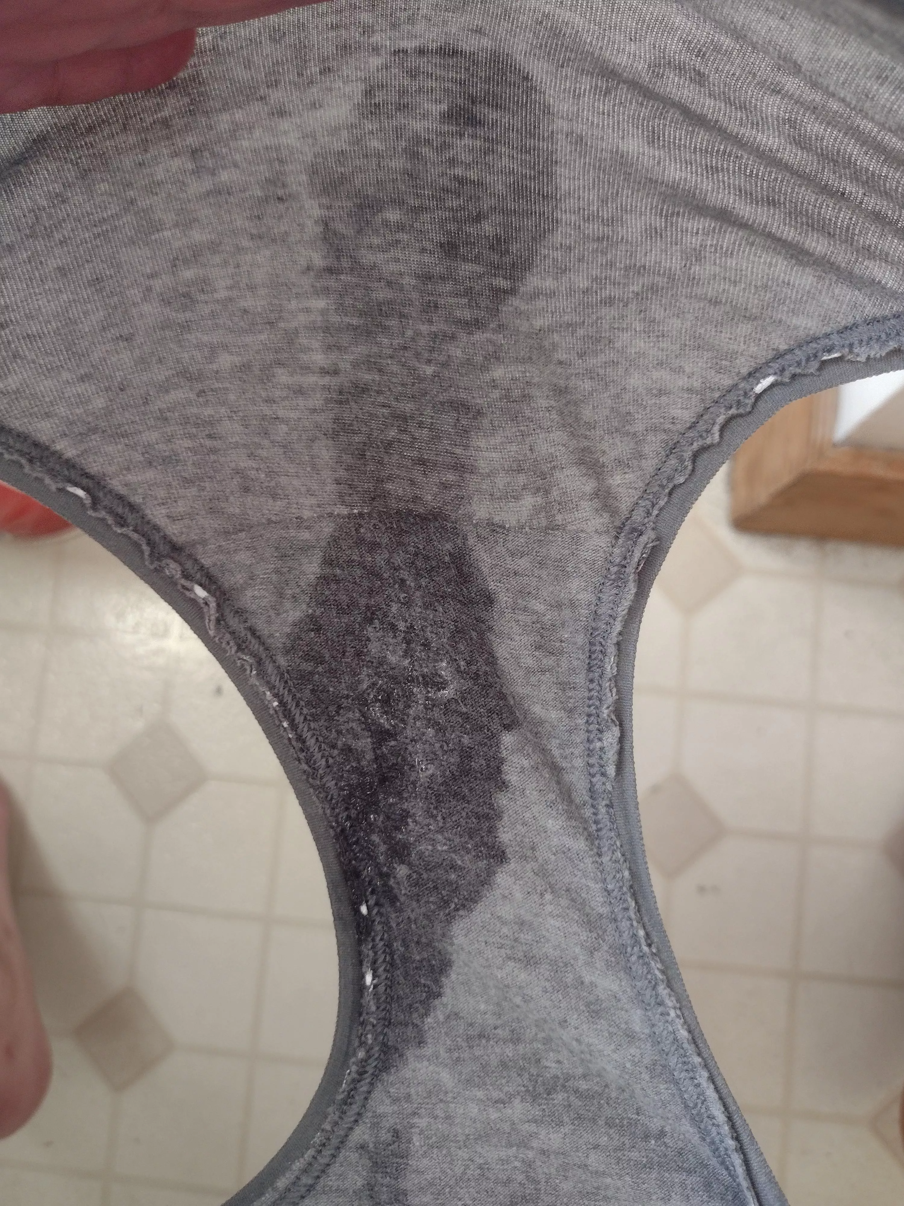 Soaked through my new panties this morning ☺️