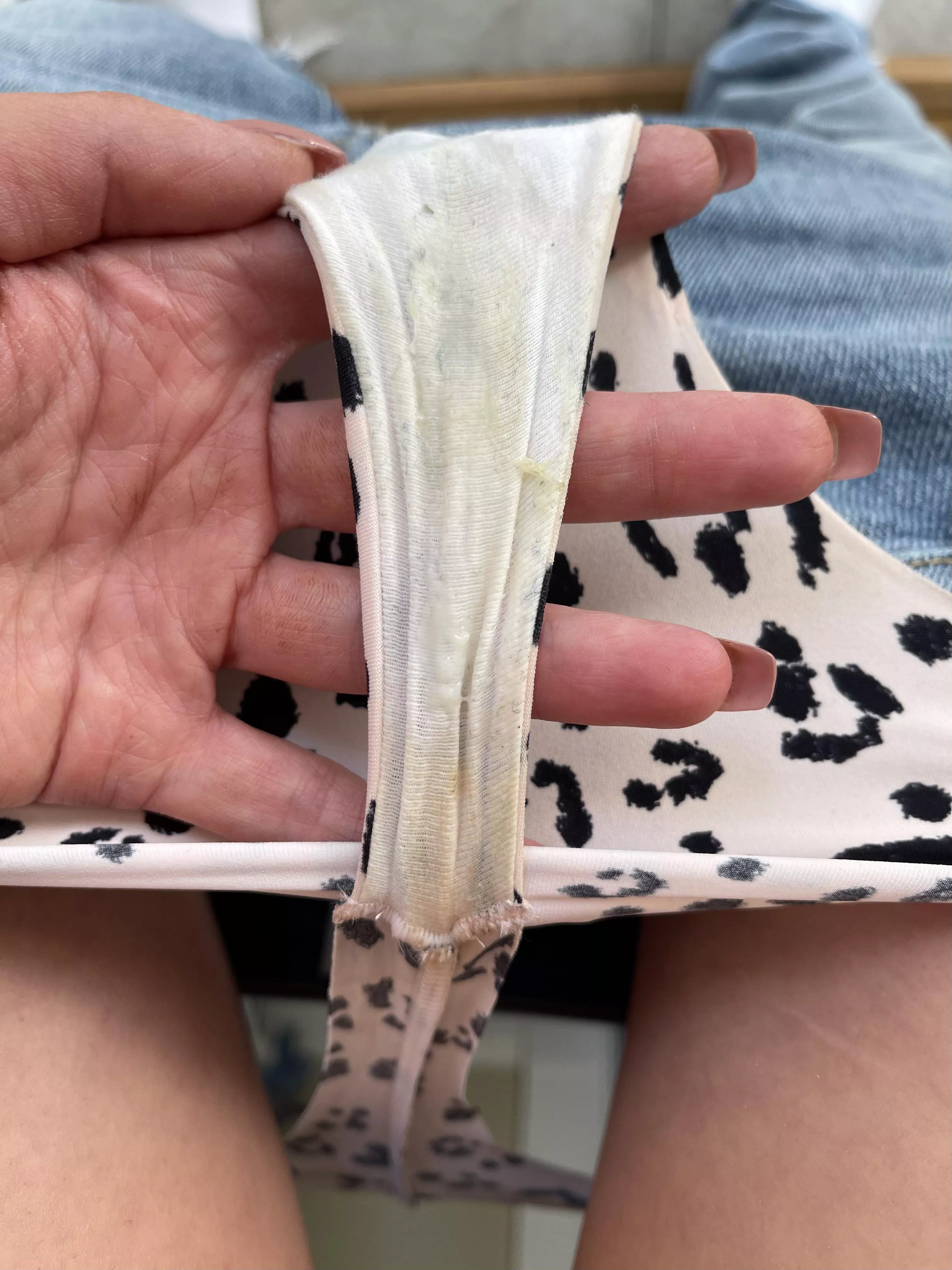 Soaking wet leopard print thong. Kik - ladylily_x Soaking wet leopard print thong. Kik - ladylily_x