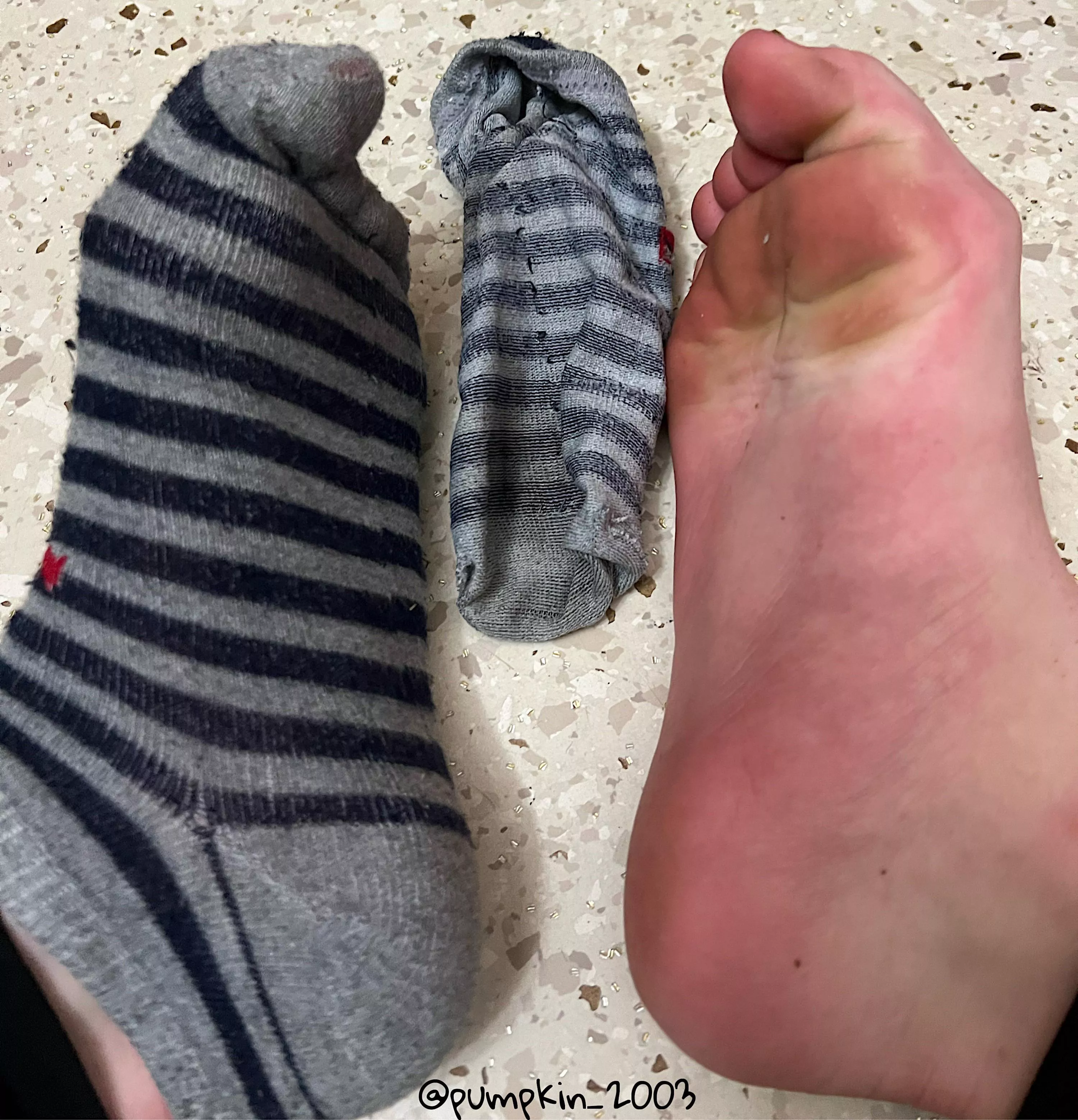 Socks on or off? It’s your choice boys. DM me. #kinks