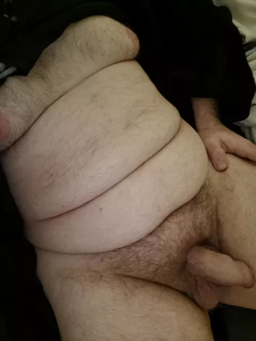 Soft belly and soft cock