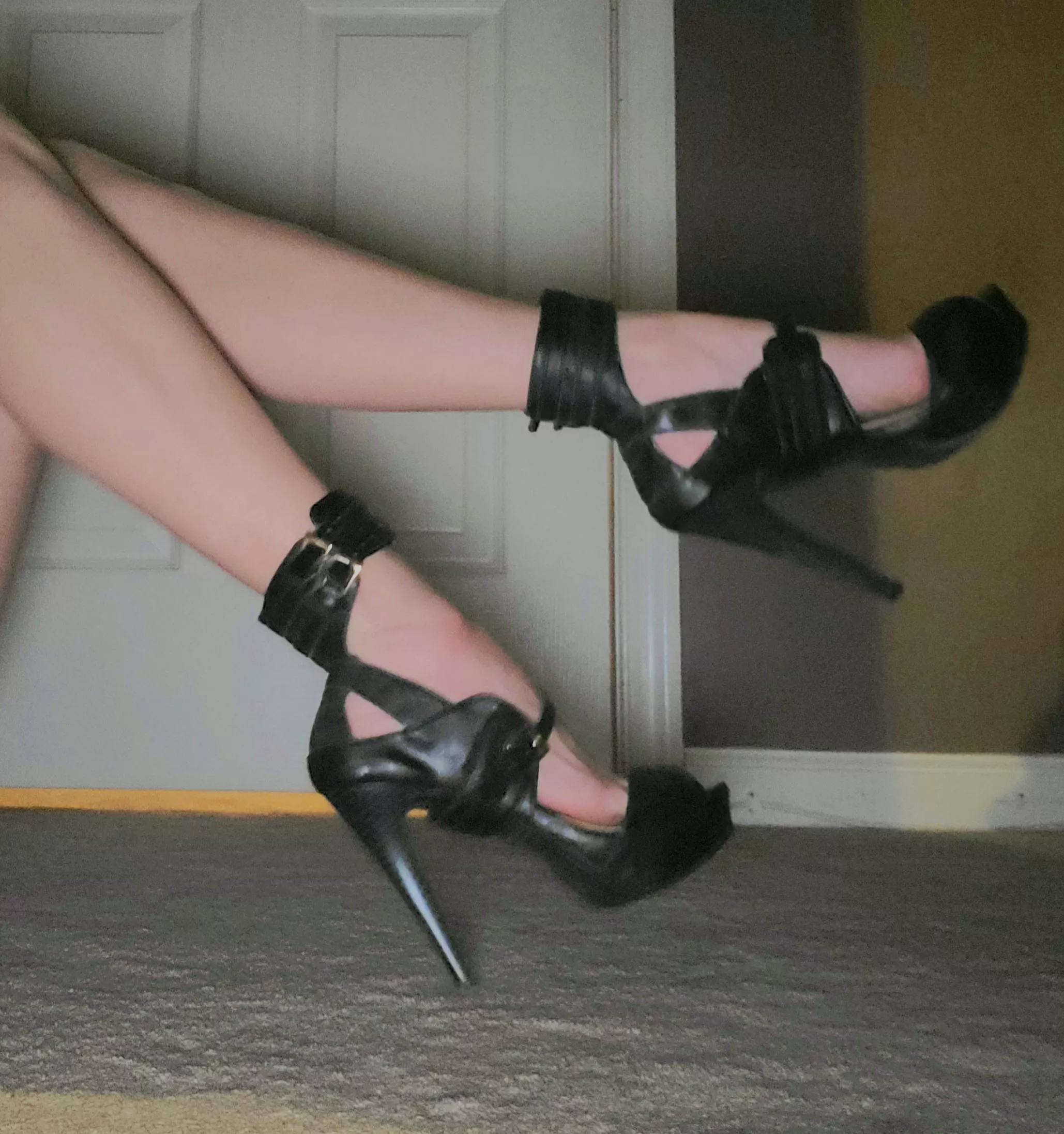 Soft feet in stilletos