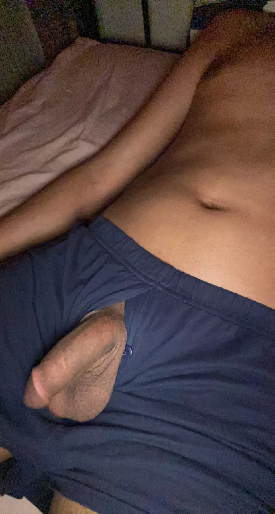 Softie through my boxers how does it look?