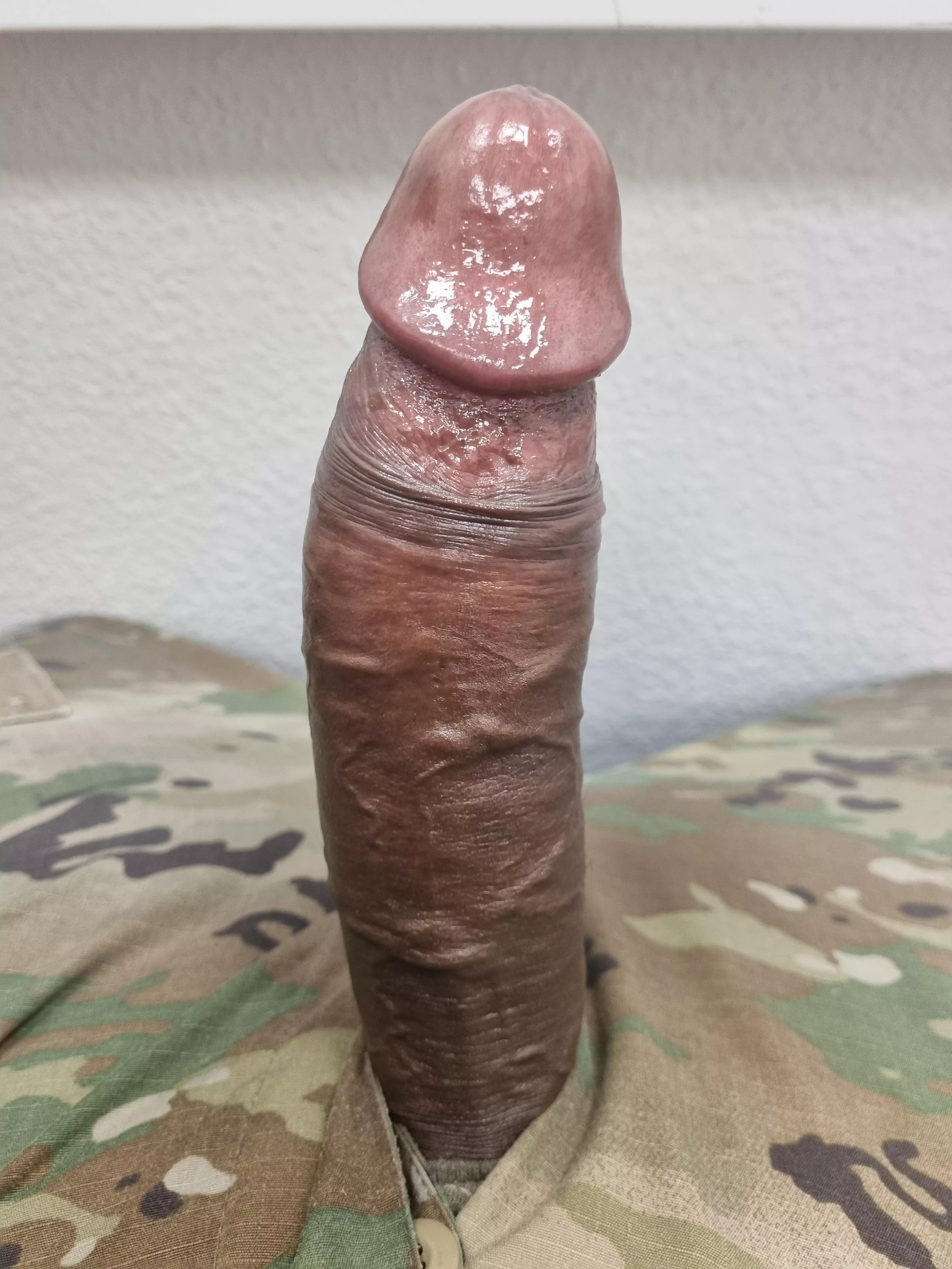 Soldier at attention