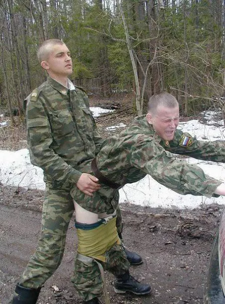 “Soldiers fuck in the snow” ...