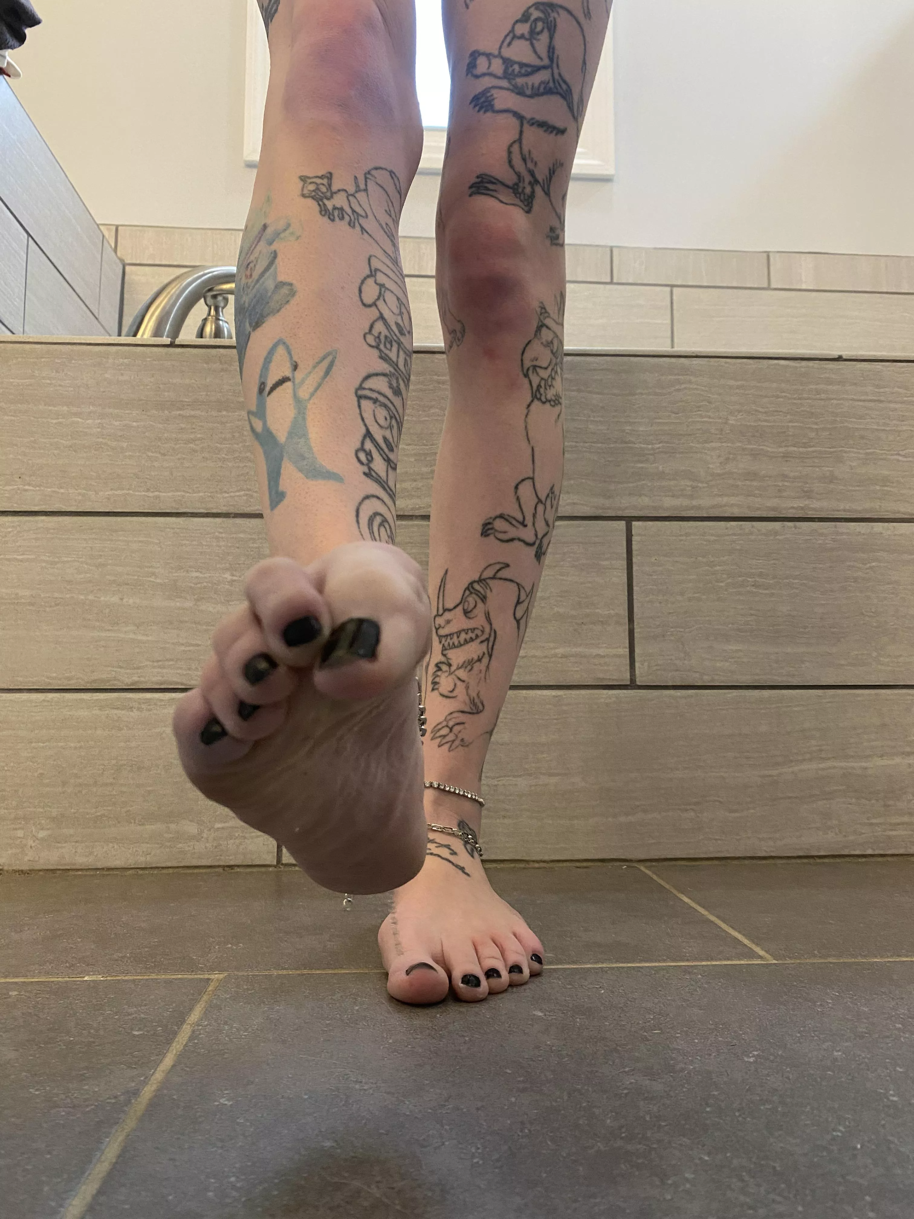 Soles, toes, and jewelry. What do you think?