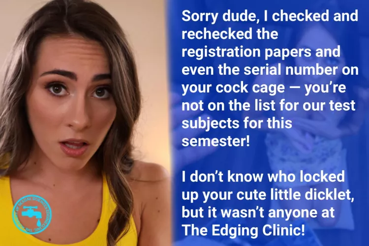 Some kind of mixup [Edging Clinic]