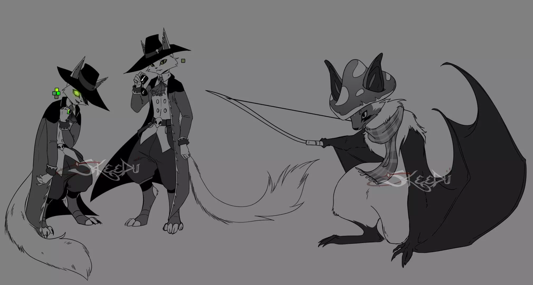 some late night doodles