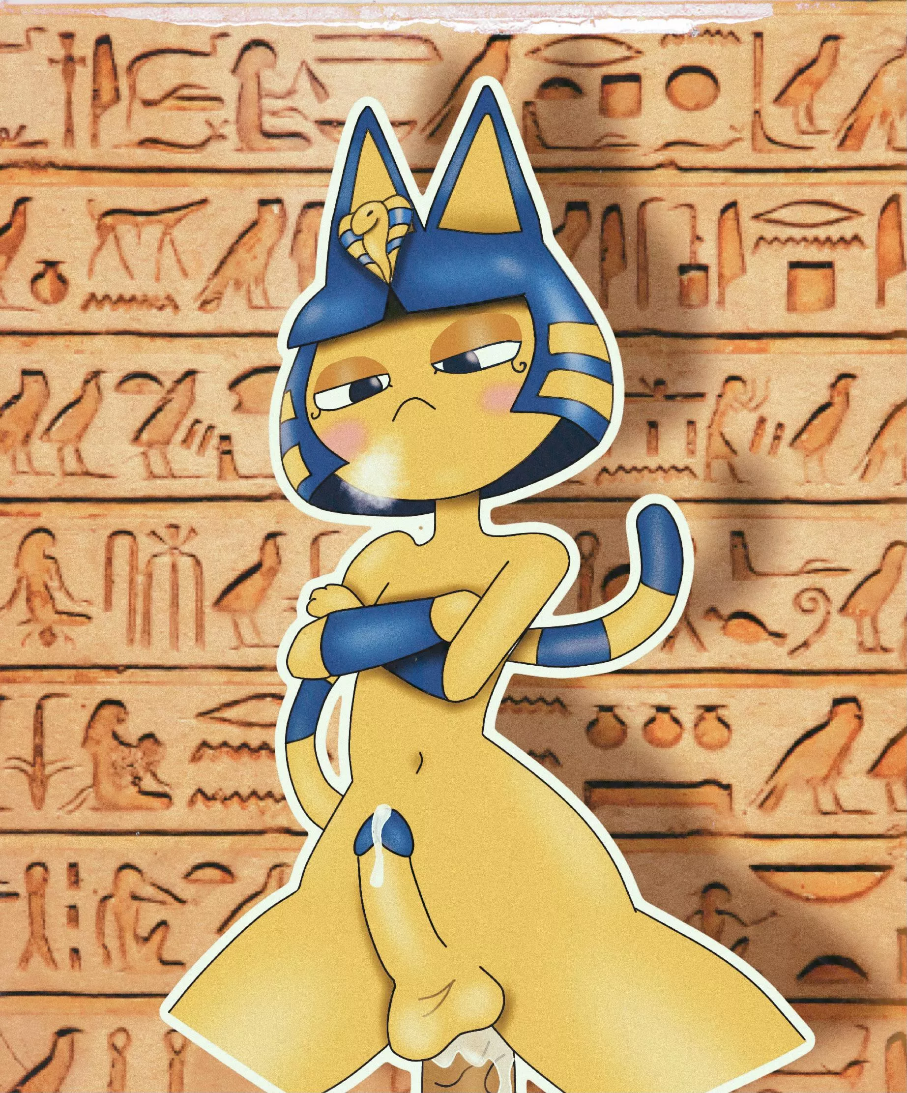 Some male ankha (Ankh) I’m a degenerate I know~ Some male ankha (Ankh) I’m a degenerate I know~