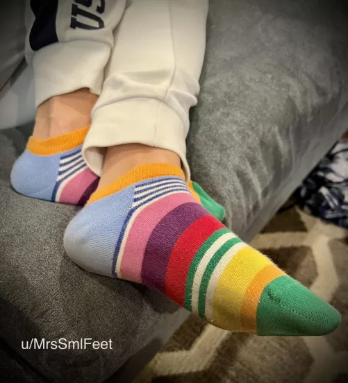 Some of my more colorful socks