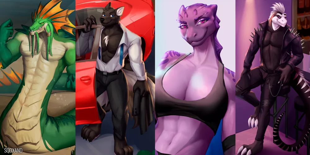 Some of my recent commission work :p