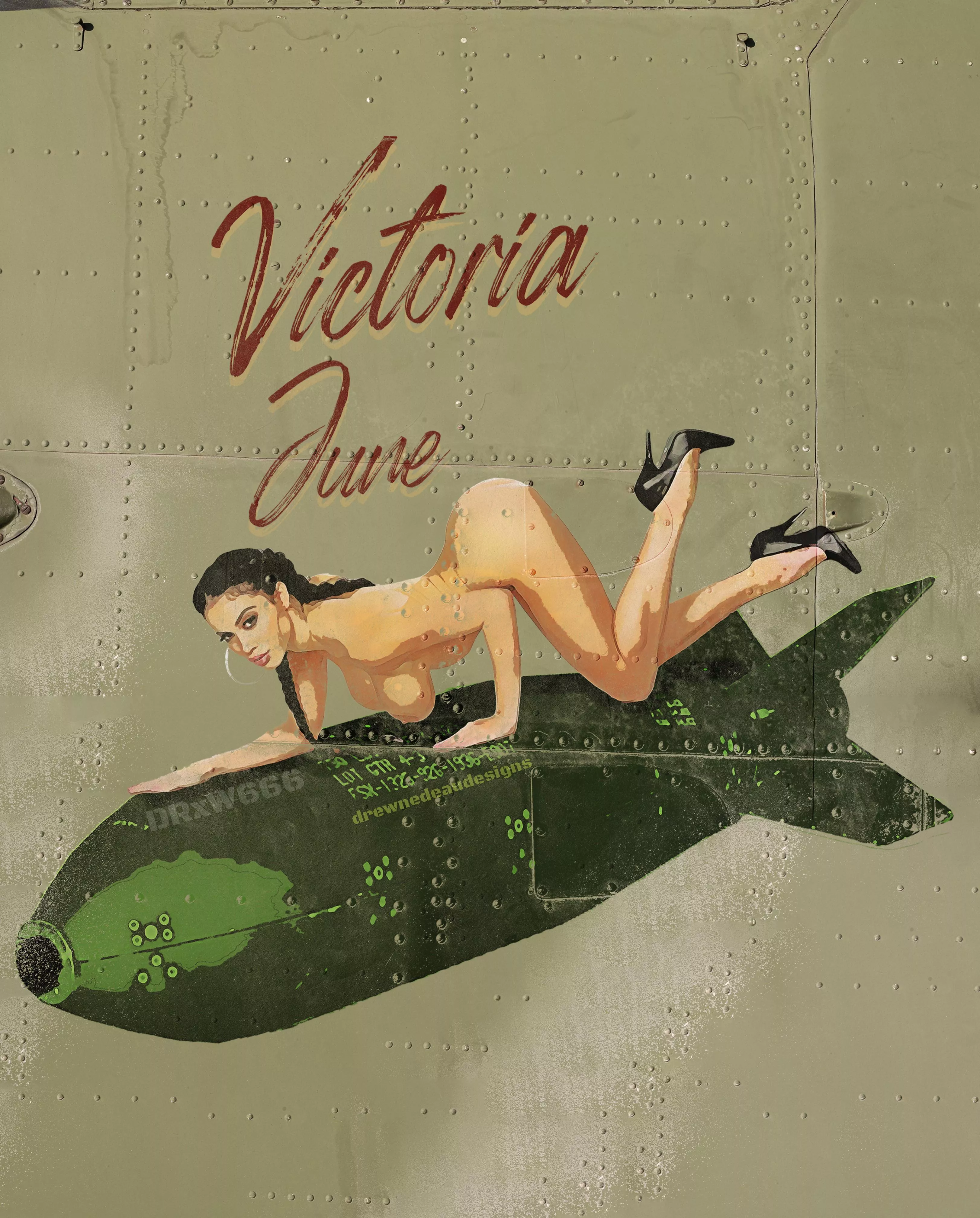 Some Pin Up art I made of Victoria