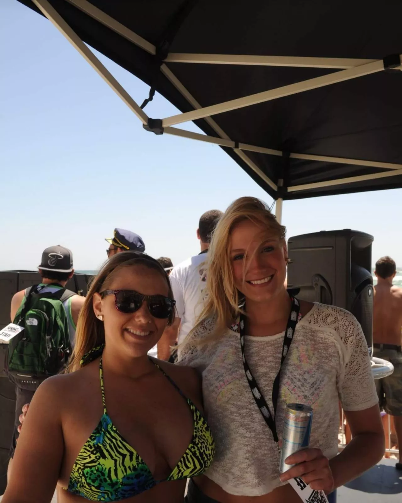 Some times I jog on the beach In bikinis like this. You should see the looks