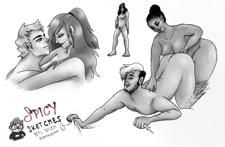 some uhhh warmup sketches from yours truly, thought y’all might like it!