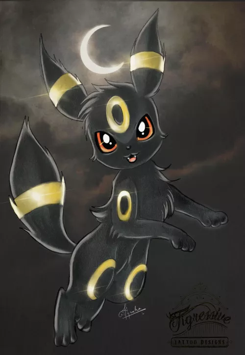 Some Umbreon fanart for you :3