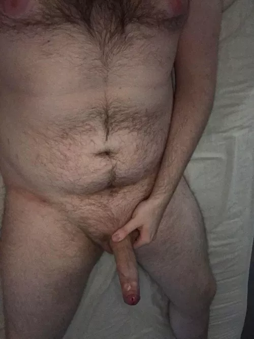 Someone should come join this Chubby Dude in bed for the night