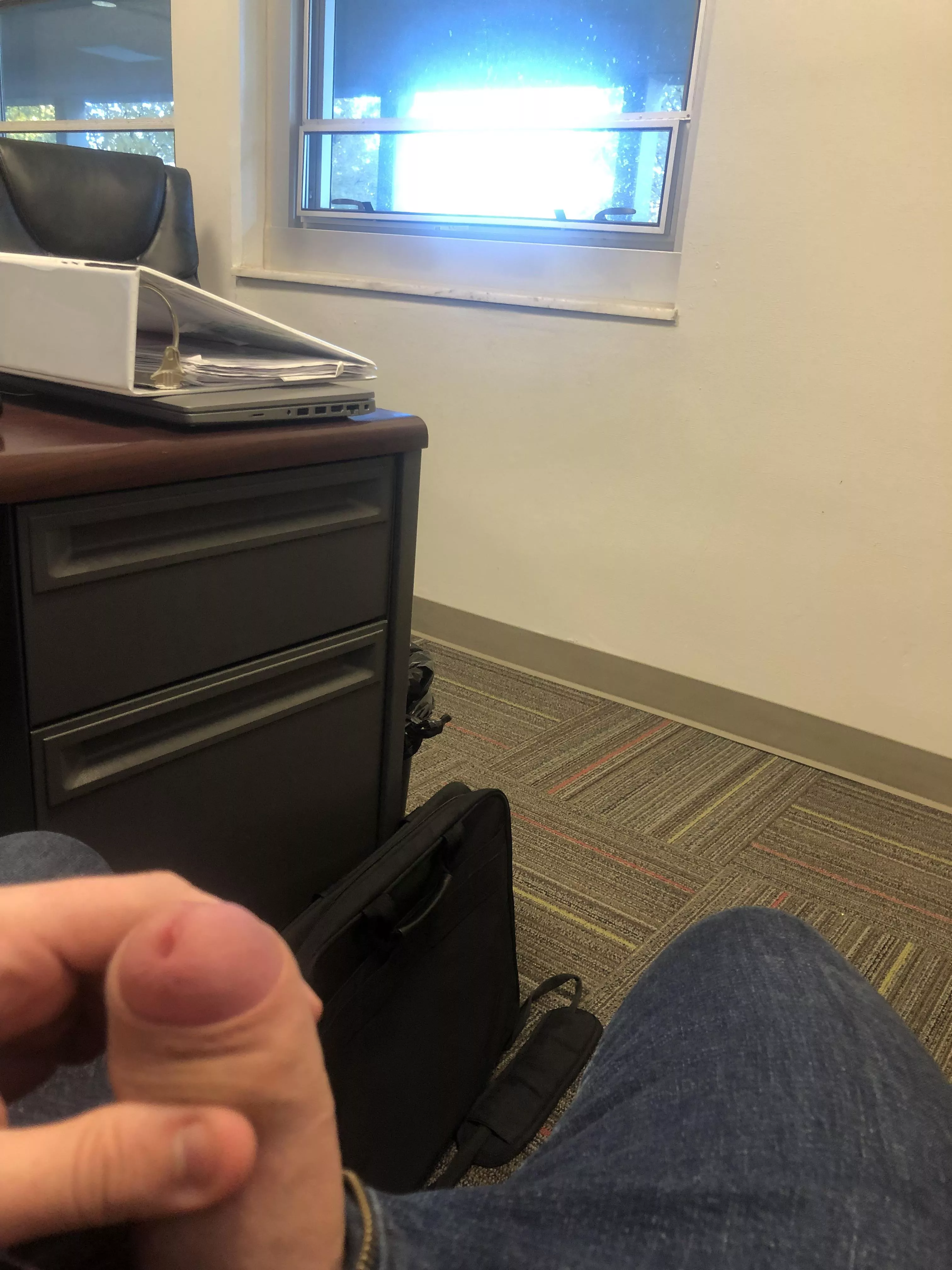 Someone should look in my office window Someone should look in my office window