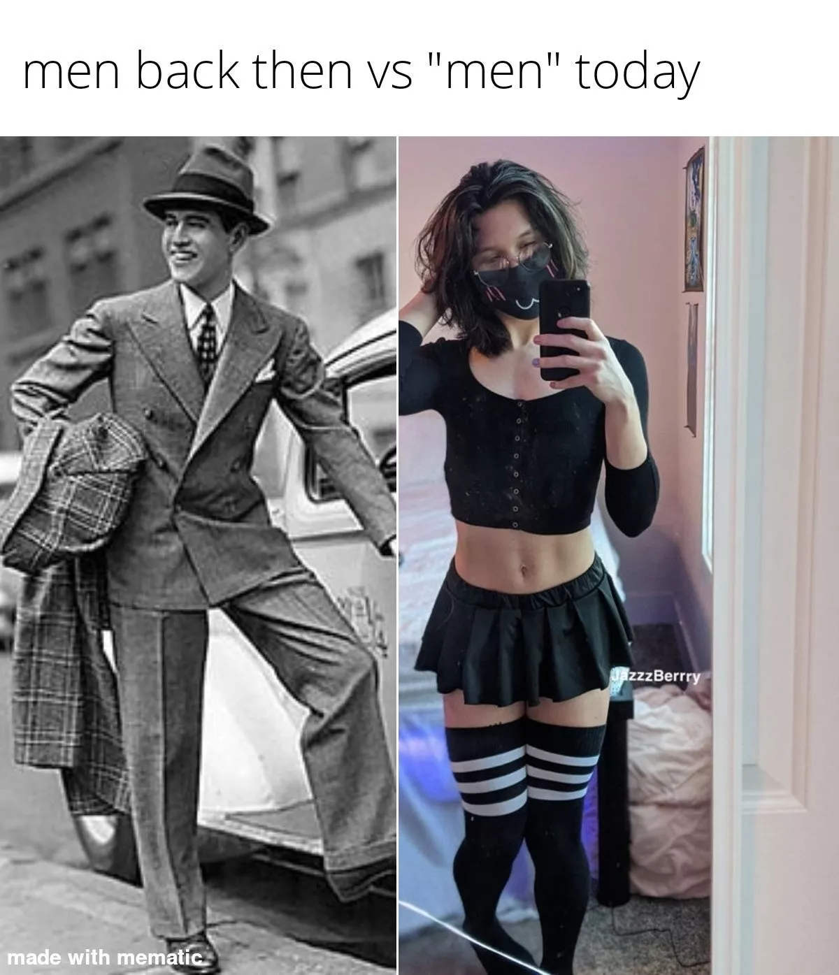 someone unironically posted this meme using my selfie in some meme subreddits lol