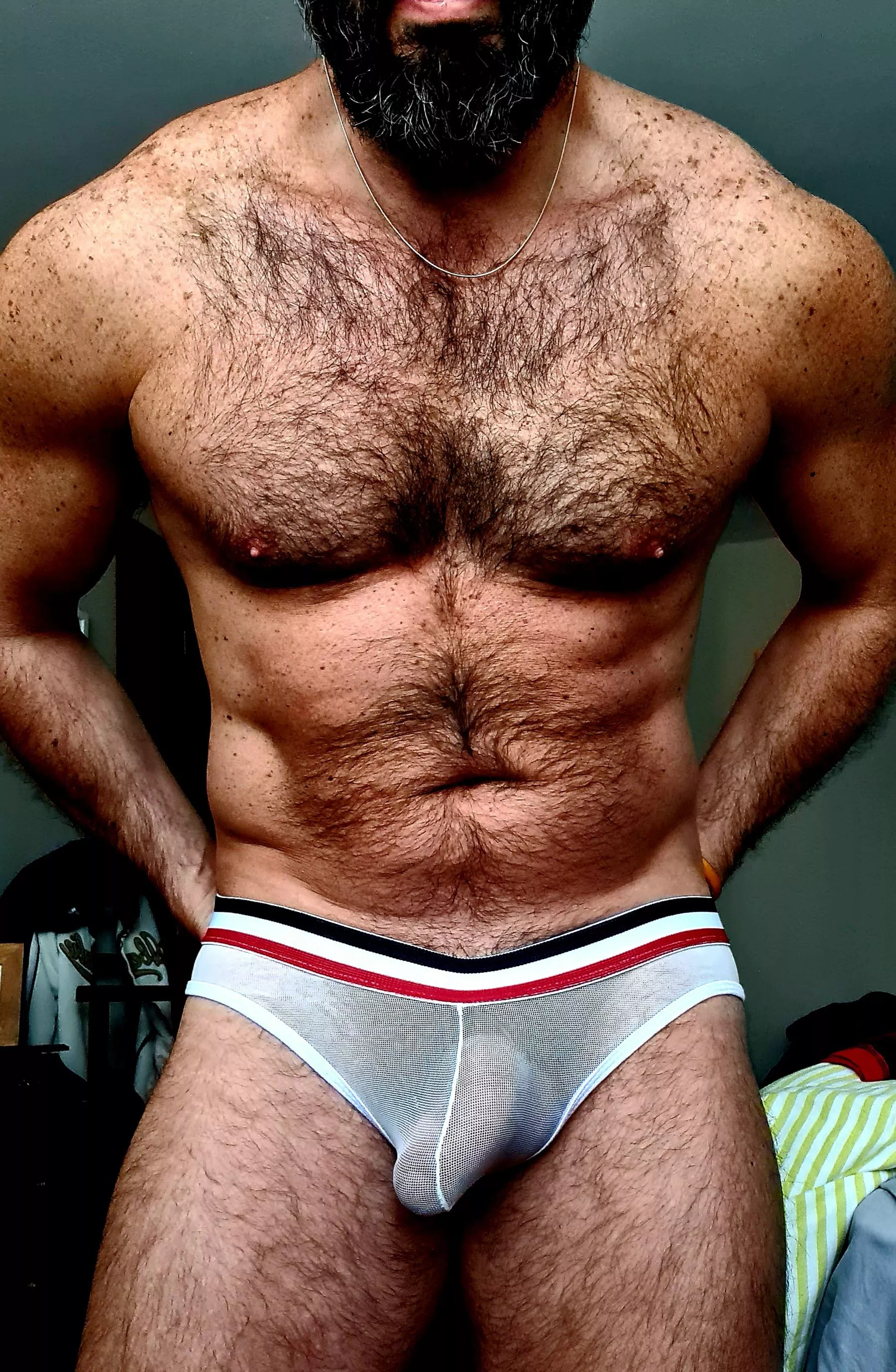 Someone want a hairy daddy?