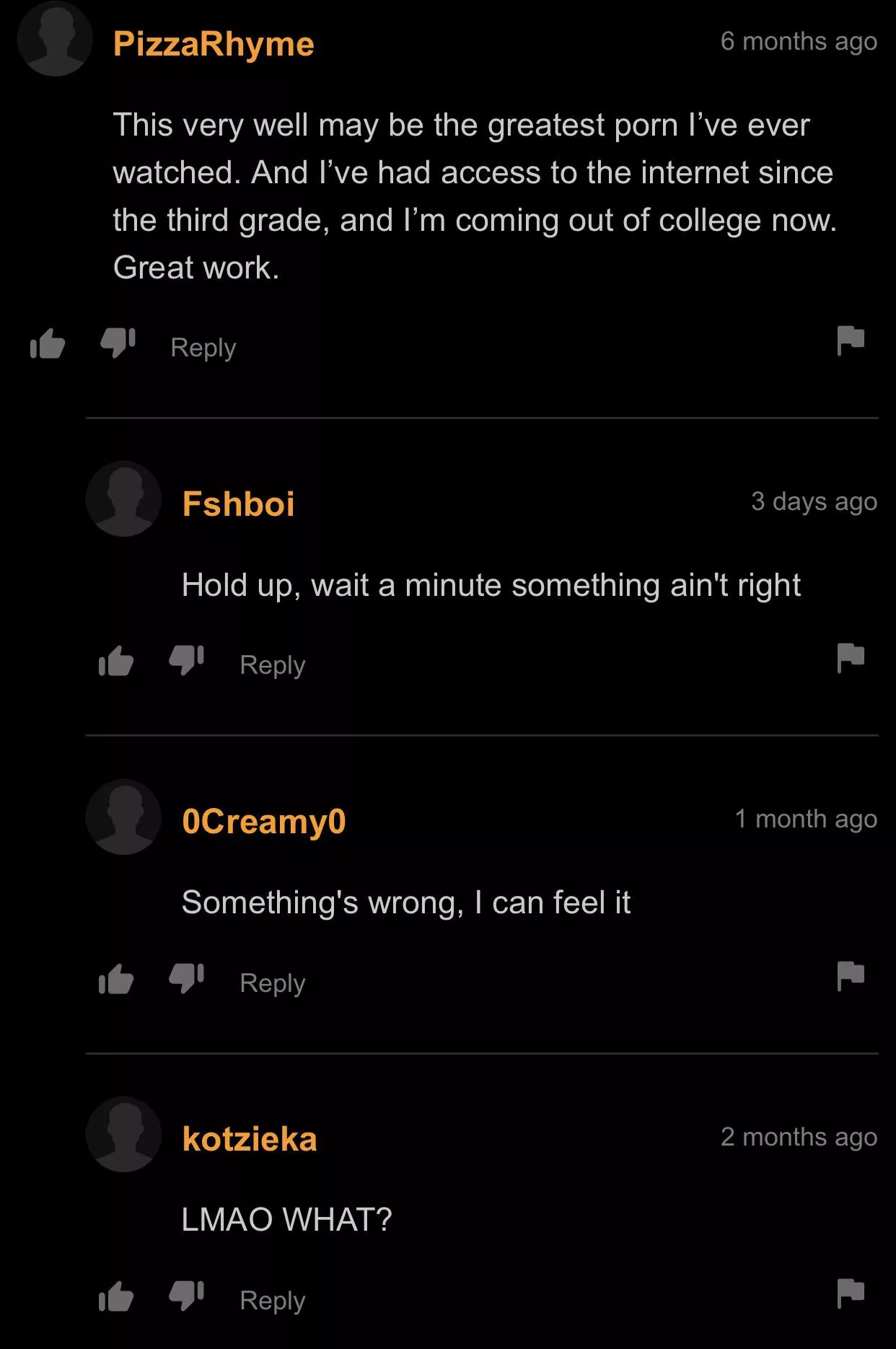 Something’s wrong I can feel it