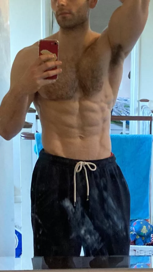 Sometimes all you need is a filthy mirror, and a yearning to show off