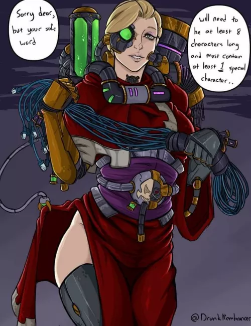 Sometimes choosing a safe word is hard.