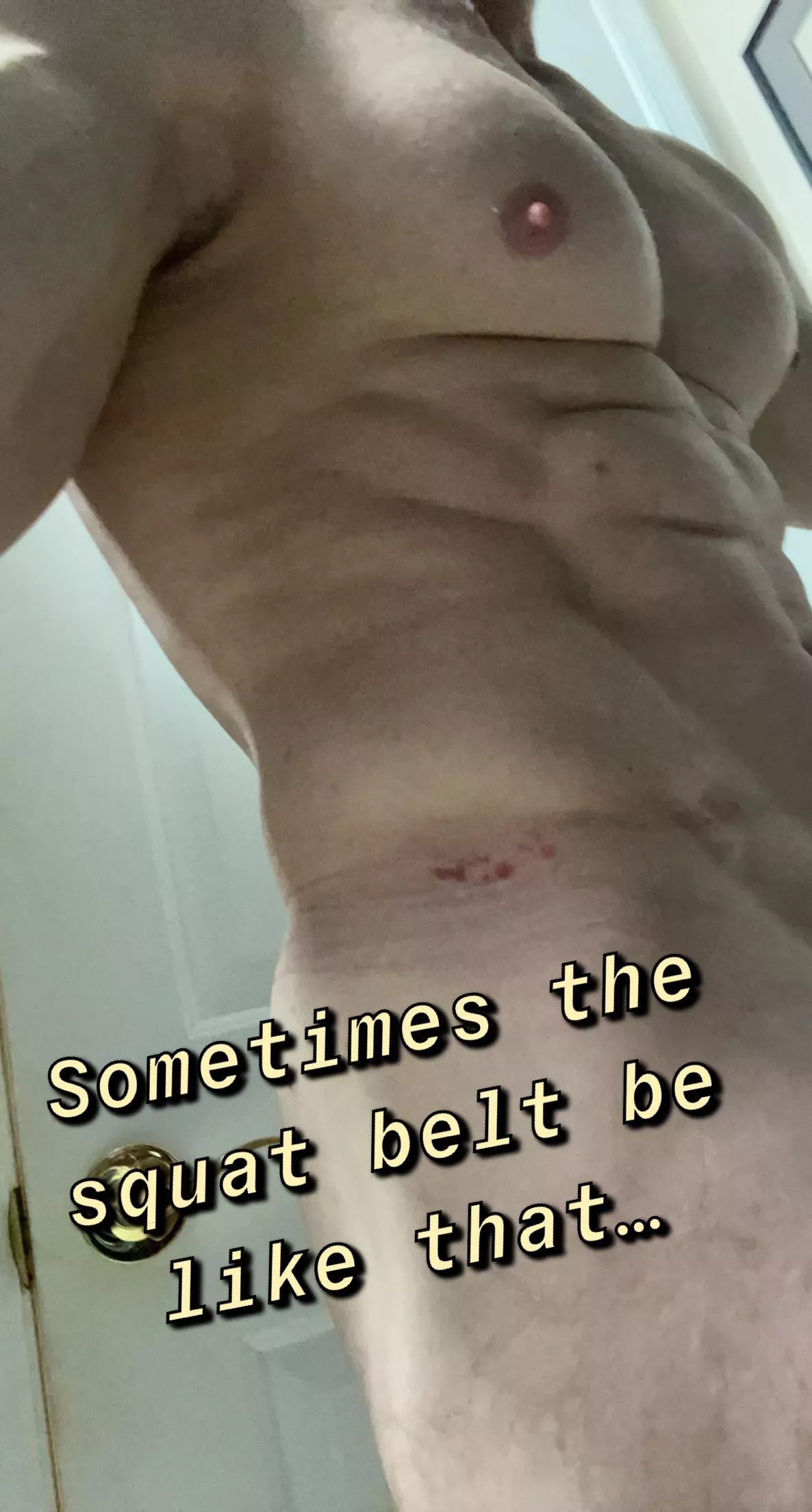So(m)etimes the squat belt be like that…. 🤷‍♂️