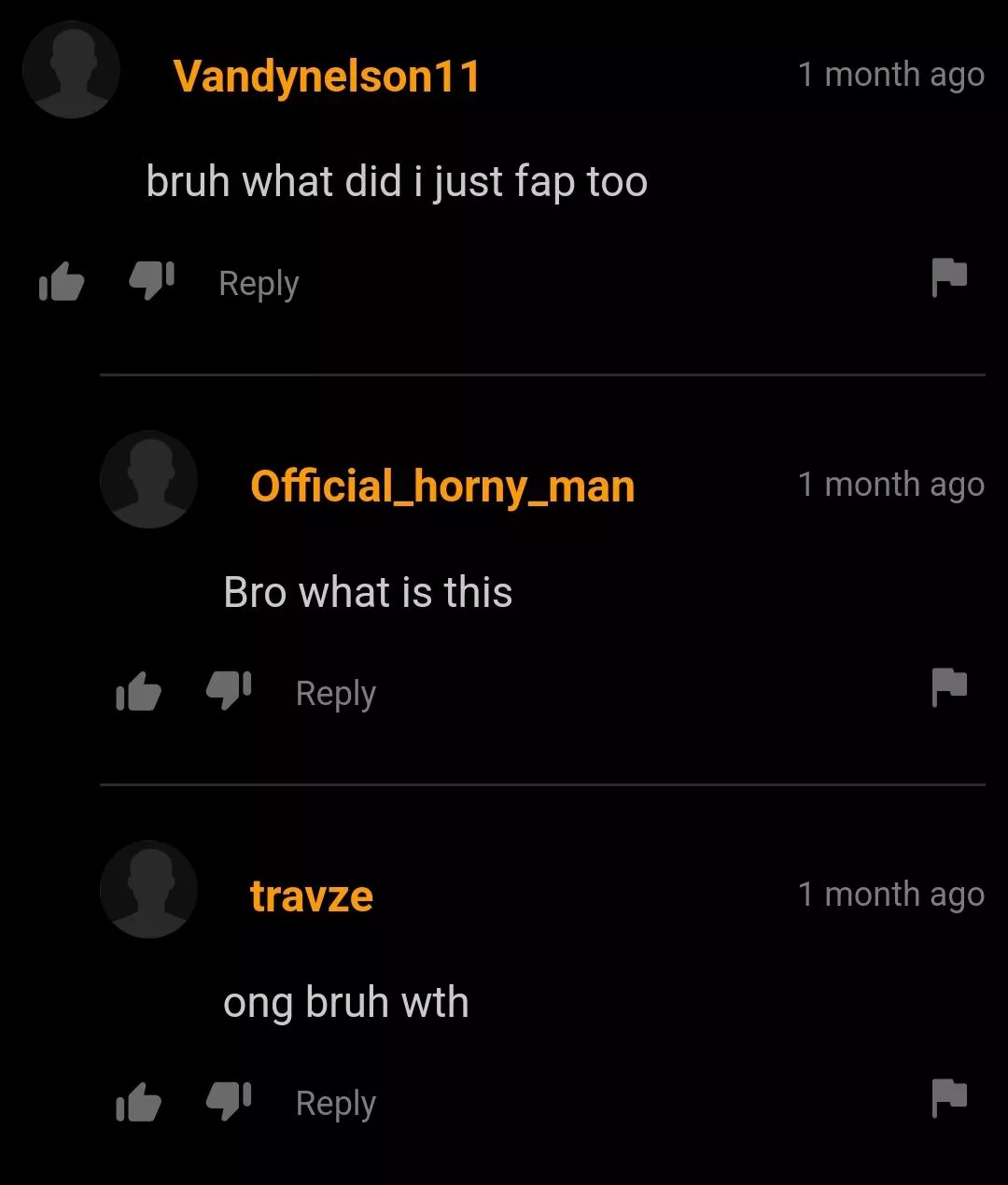 Sometimes when I'm stuck on the toilet I like browsing the weird shit on ph just to see what they get up to