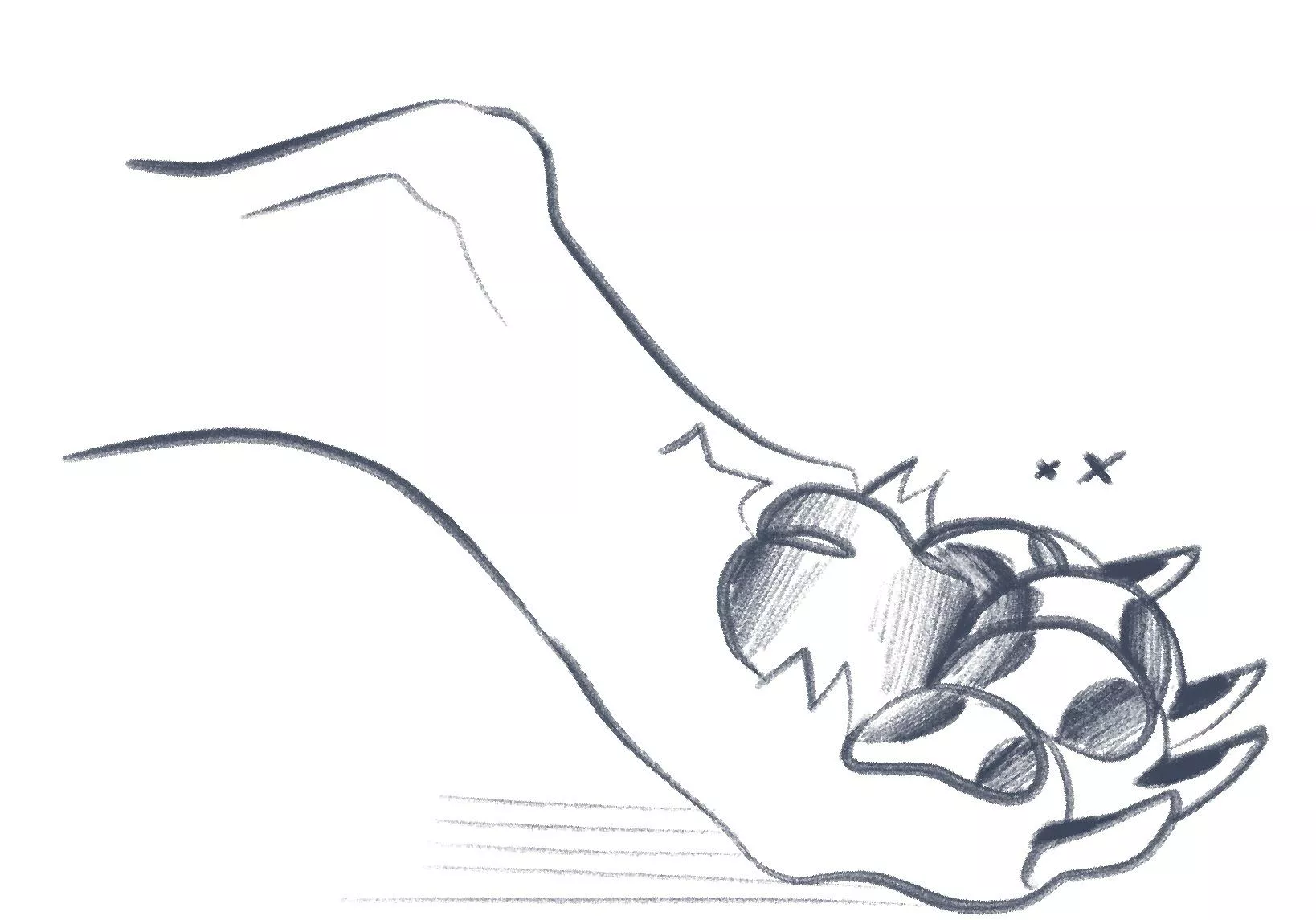 Sometimes you gotta draw beans (art by me, inspired by Fish7163)