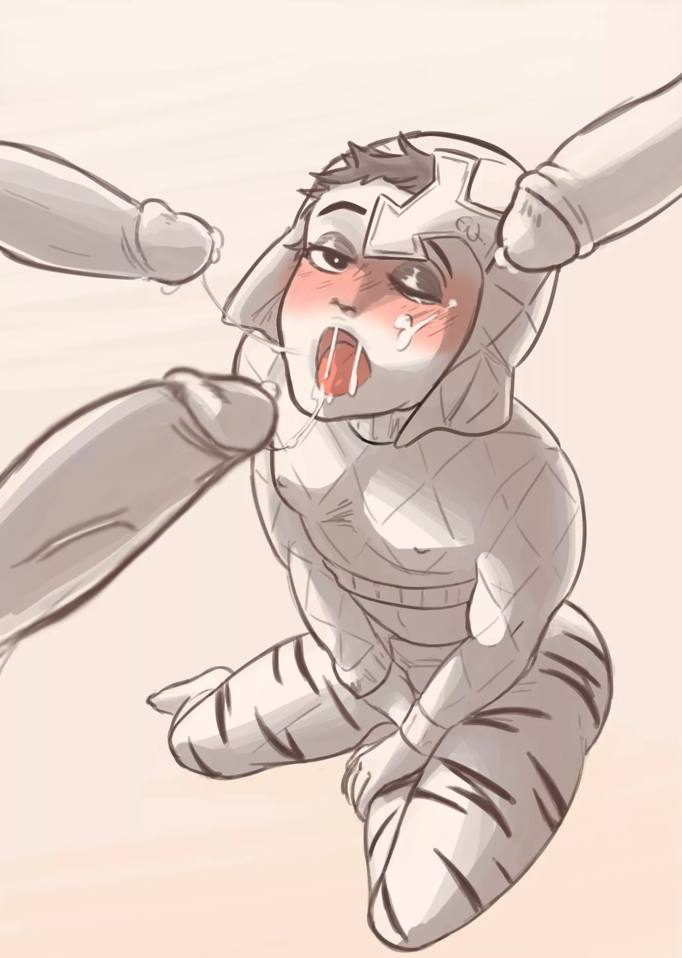 Sometimes you just gotta draw slutty Mista (Jojo) [Artist: Me]