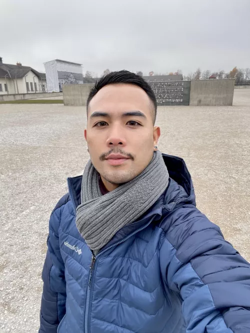Somewhere in Germany. Do you like the stache?