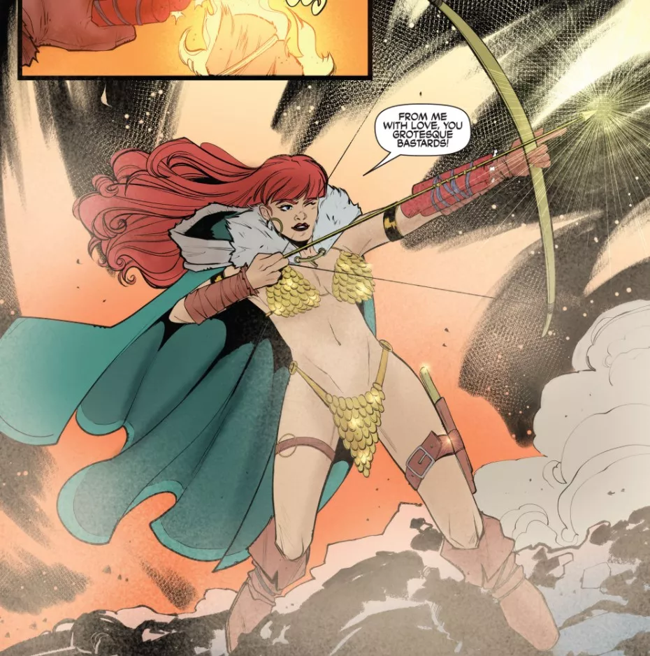 Sonja's Gold Armor [Red Sonja Valentine's Special]