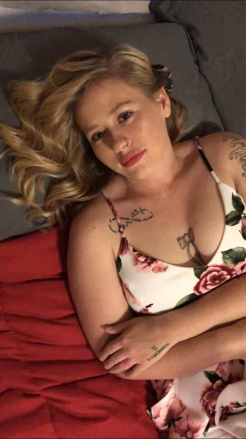 Soo would you help me get this dress off already? ๐