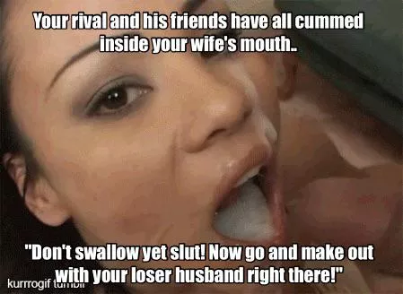 Soon they will start cumming straight into your mouth!