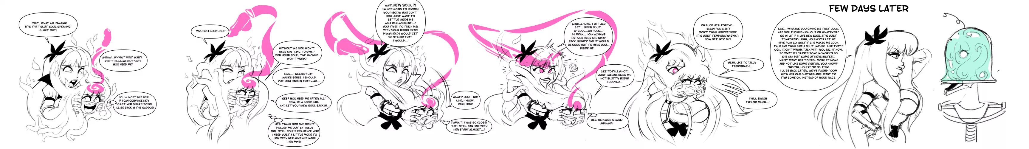 Soul Swap Machine Part 2 by HugoTheTroll (Bimbofication, Possession)