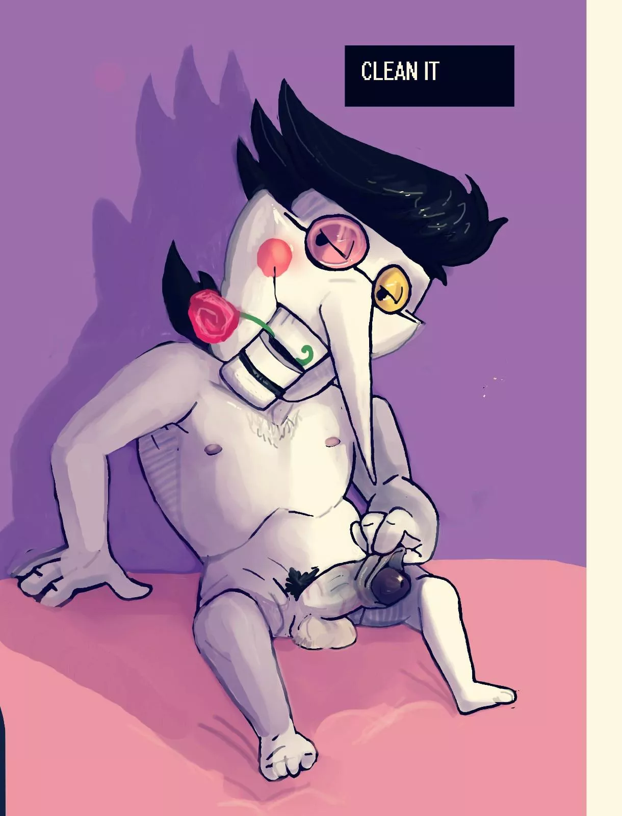 [Spamton asks you a question]