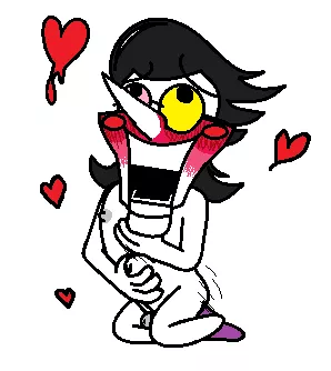 [Spamton] having some belly bulging fun (NegaPosi)