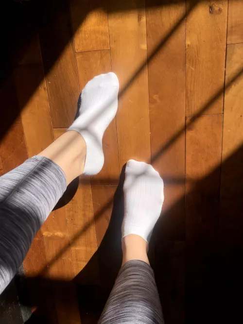 Sparkly white socksπβ¨