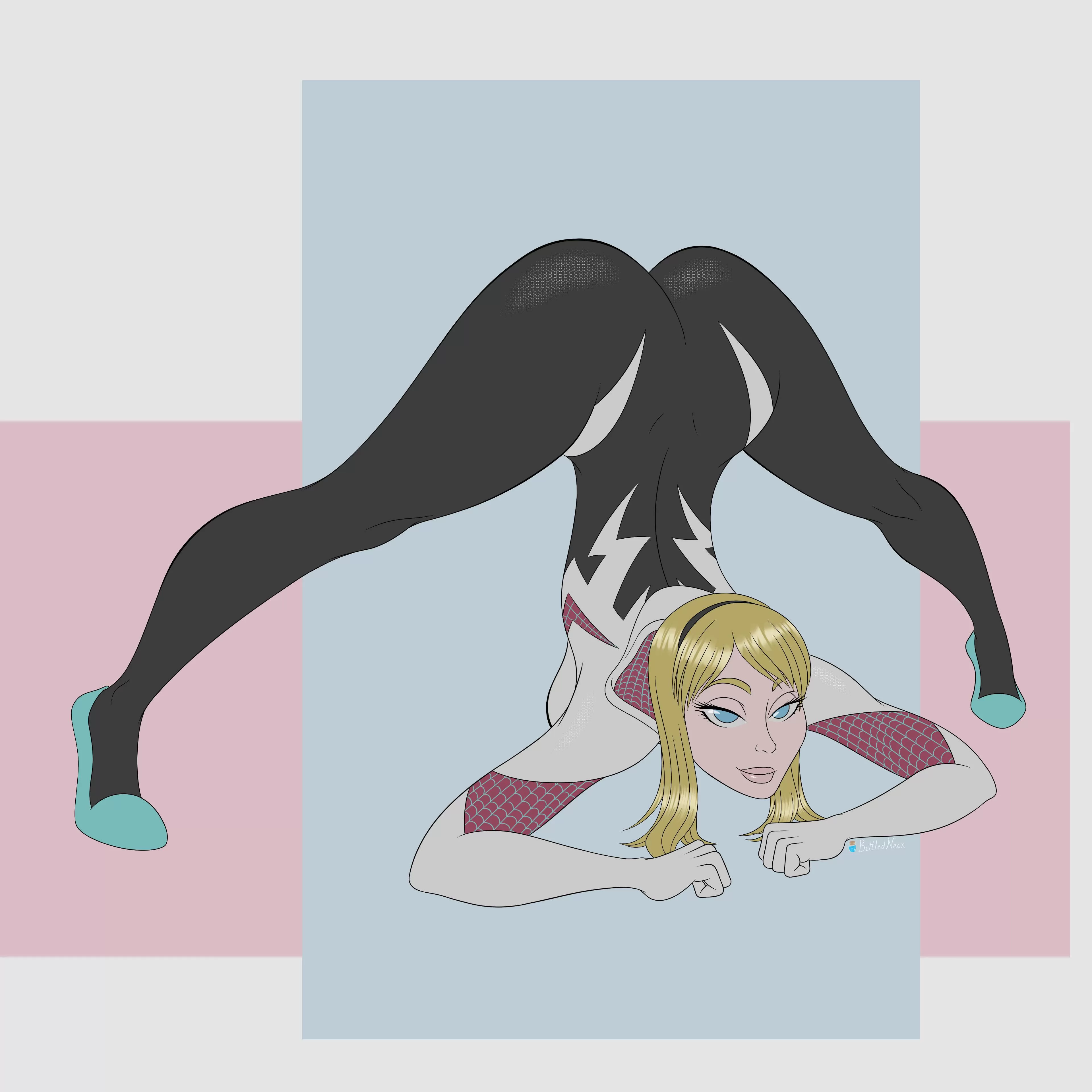 Spider-Gwen Jack’O Pose (BottledNeon) [Spiderman]