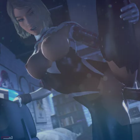 Spider-Gwen/Gwen Stacy - Night Stretch (ScathachAlter) [Marvel]