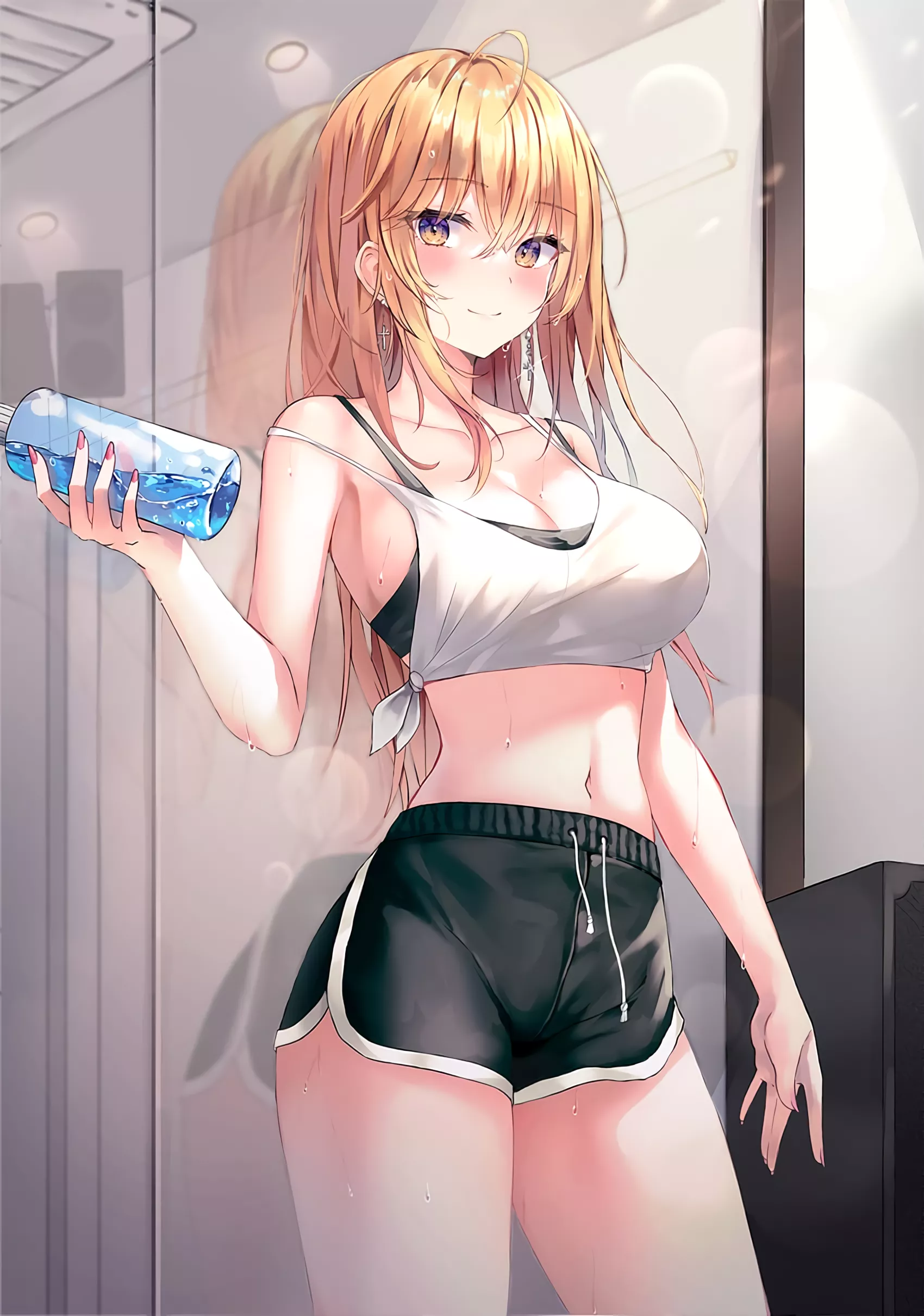 Sportswear and Reflection (Lkeris_) [Original]