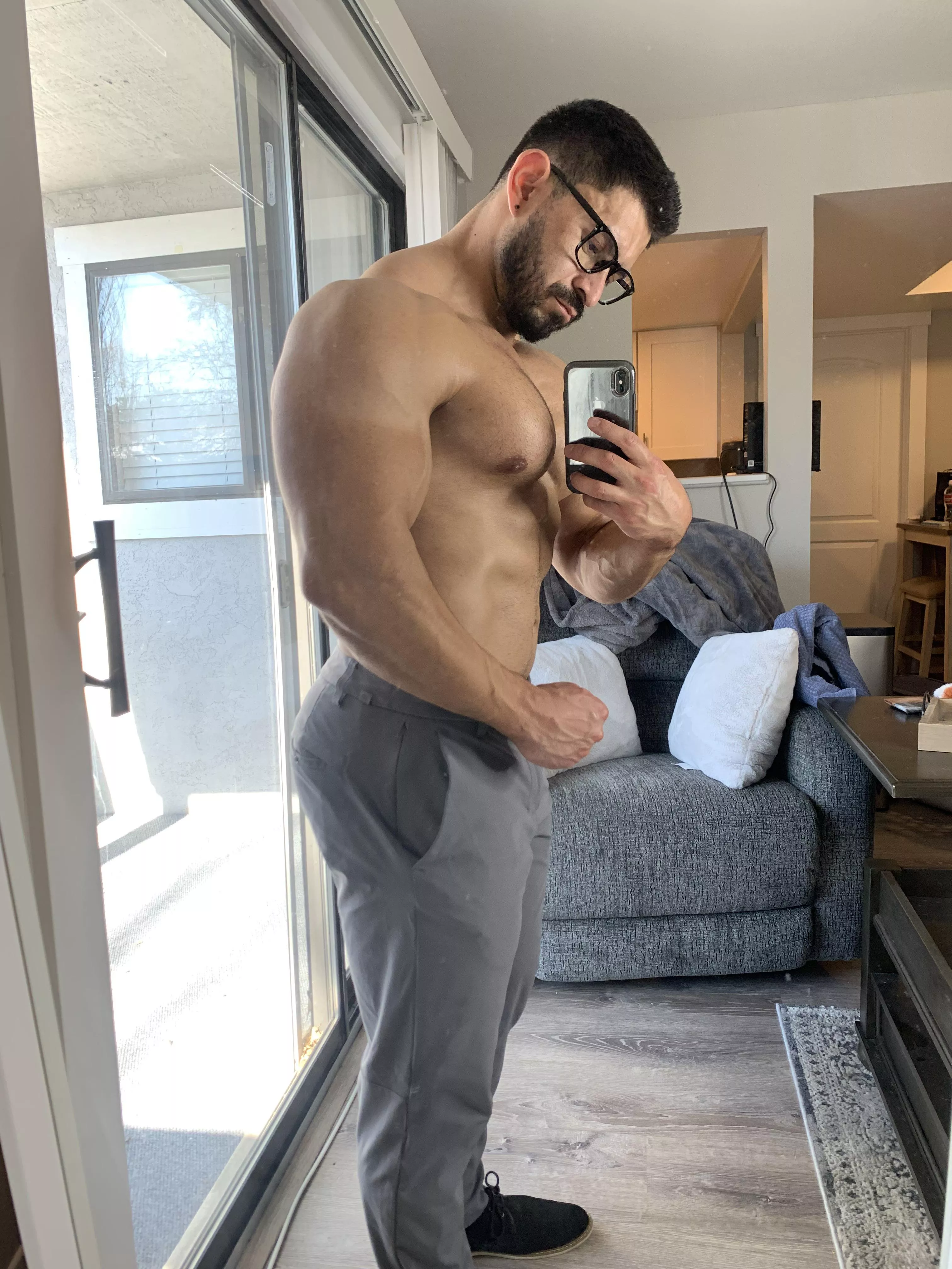 Squats are paying off. 🍑