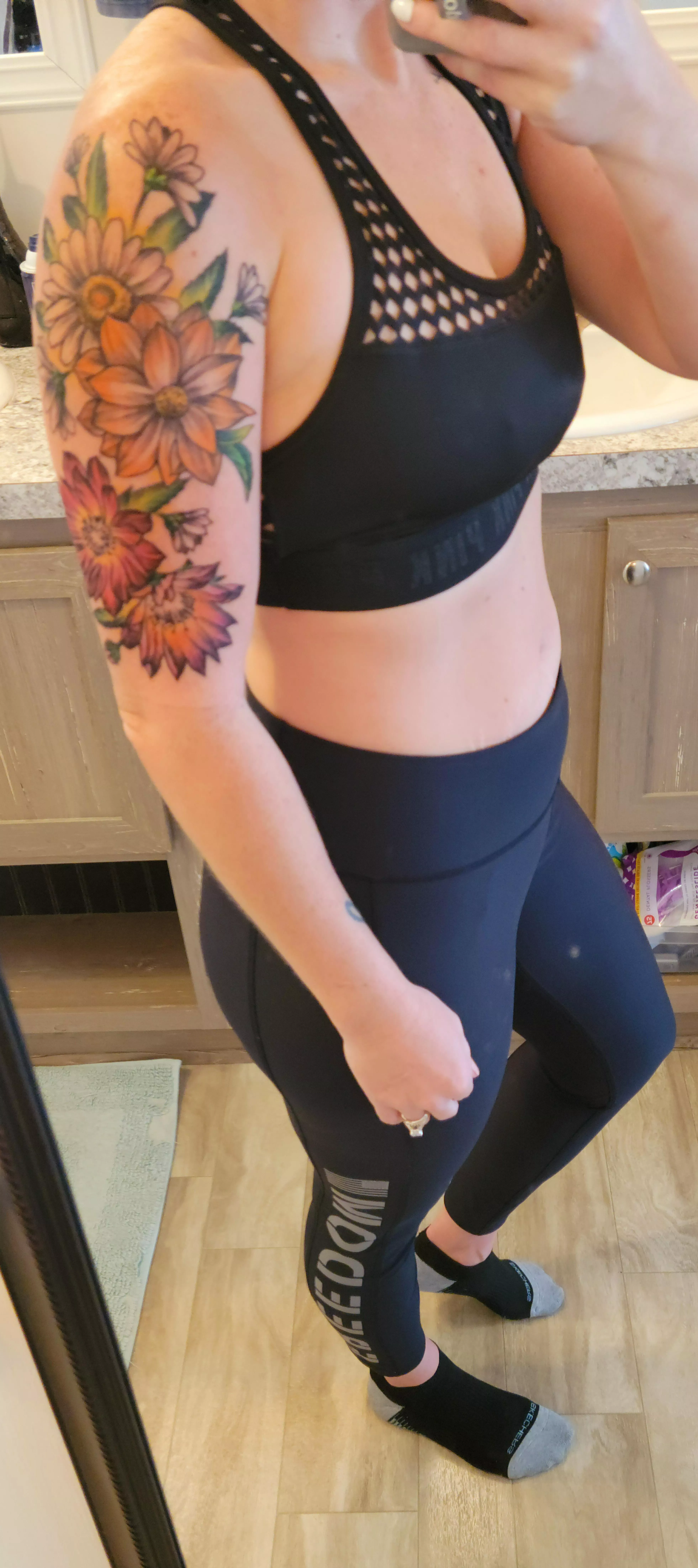 Squeezed in a 5K on this gorgeous day!!