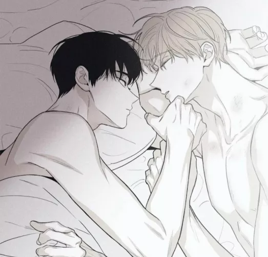 staring deeply into each others eyes is hot (checkmate)