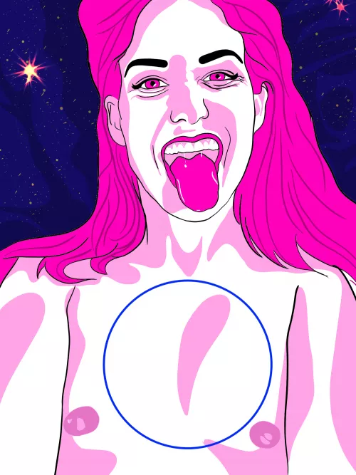 Stars in pink, with the collaboration of u/wanderlust887 by me