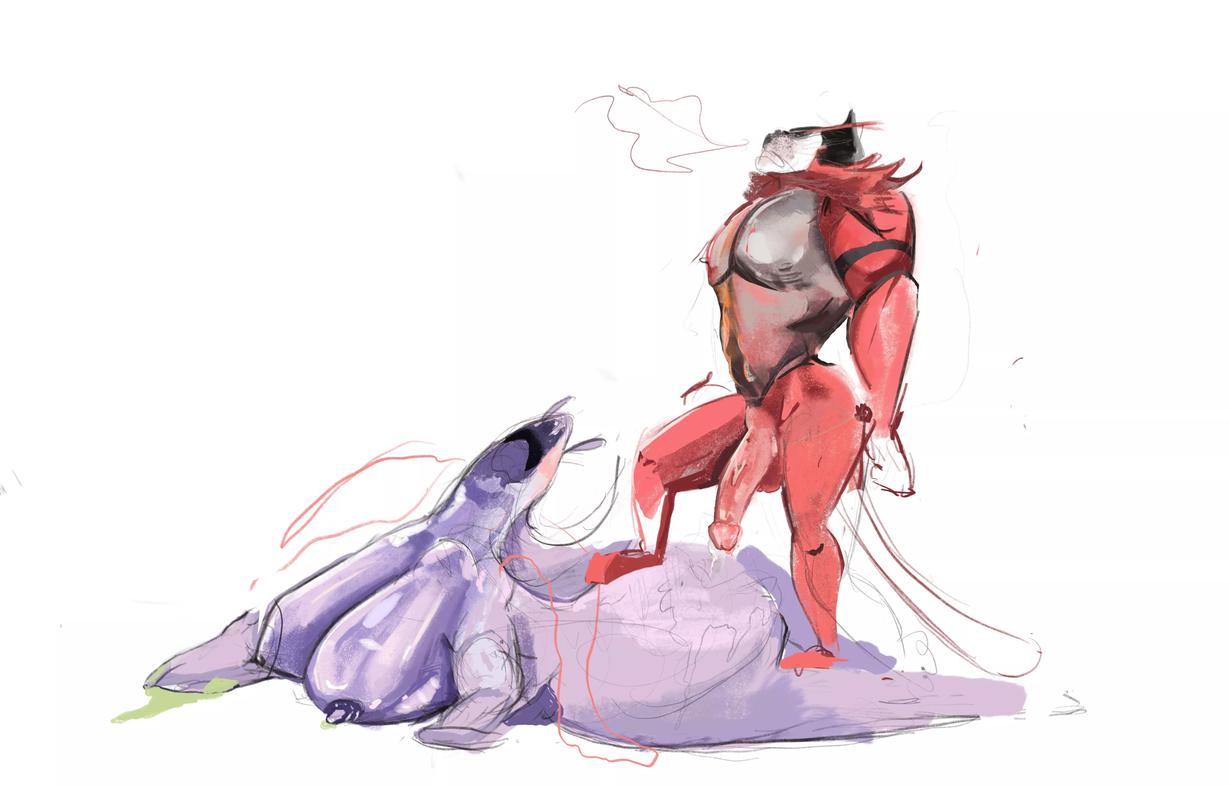 started off w a doodle. Twtr (nawrart)