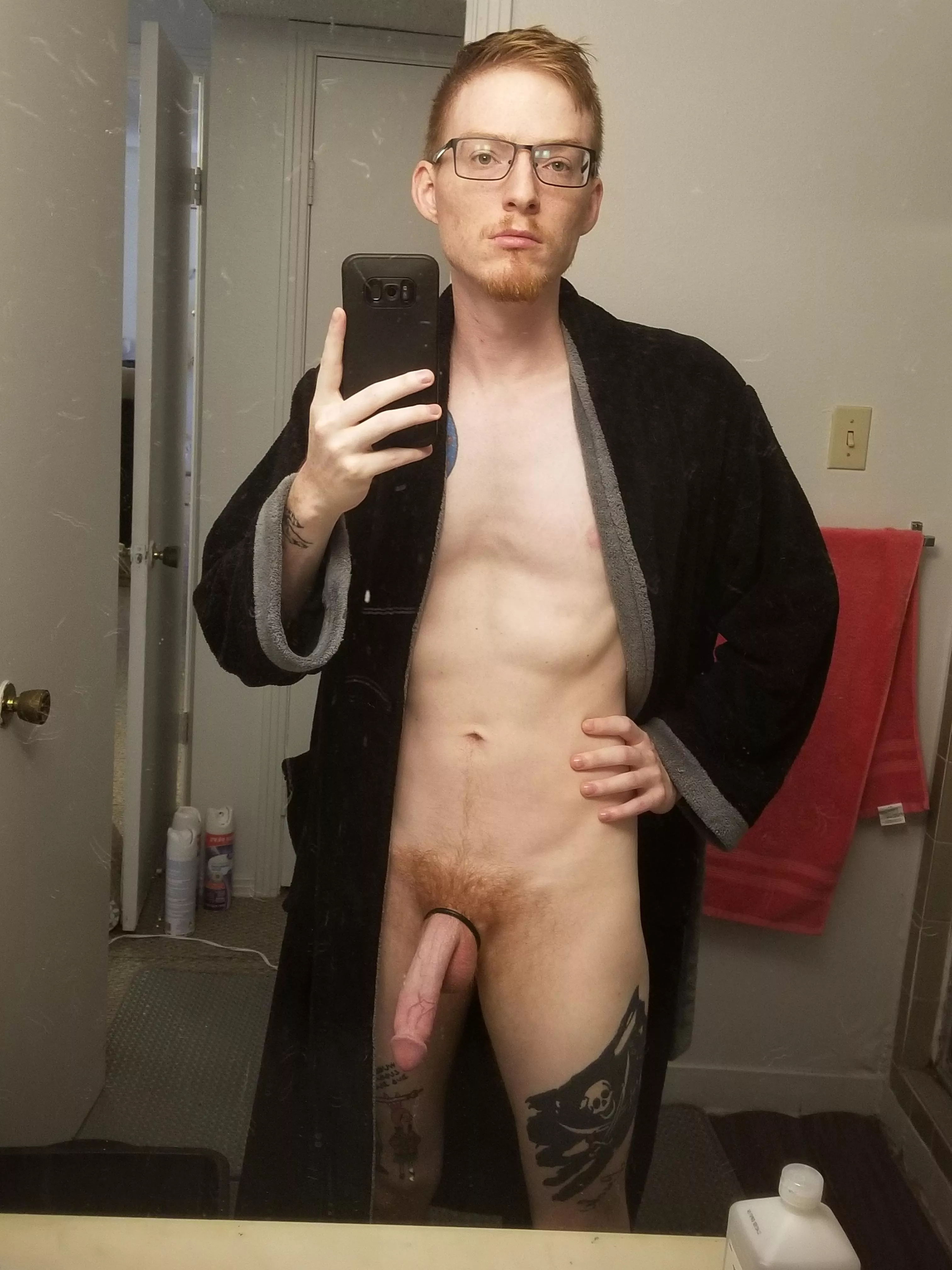 Starting to get colder around here, someone want to come keep my cock warm for the winter? 😜